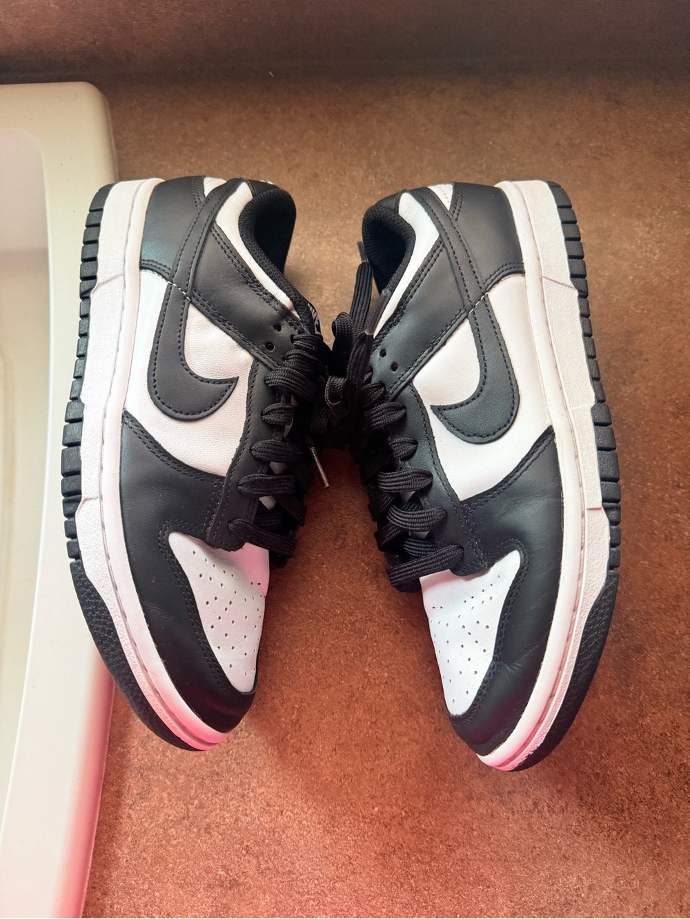 Nike Women’s Black and White Low-Top Sneakers - Picture 1 of 5
